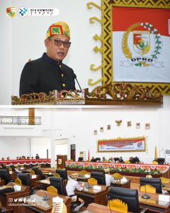 Ketua DPRD Kabupaten Tulang Bawang Barat Menggelar Sidang Paripurna HUT ke 61 Provinsi Lampung