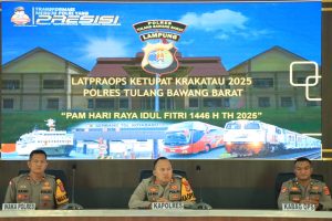 Polres Tulang Bawang Barat Gelar Lat Pra Ops Ketupat Krakatau 2025, Pastikan Kesiapan Pengamanan Mudik Lebaran