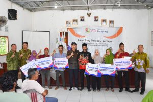 Dorong Ekonomi Desa, Bupati Tubaba Salurkan KUR Super Mikro di Tiyuh Tunas Asri