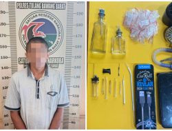 Satresnarkoba Polres Tulang Bawang Barat Amankan Seorang Pria Paruh Baya,Terkait Penyalahgunaan Narkotika
