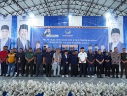 Bupati Tubaba Hadiri Pelantikan Pengurus DPD dan DPC Partai NasDem Kabupaten Tulang Bawang Barat