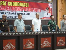 Pemkab Tubaba Perkuat Sinergi Program Nasional, Bupati Buka Rakor Koperasi Desa/Kelurahan Merah Putih
