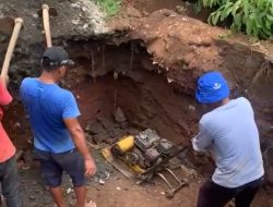 Dinas SDA BMBK Lampung Utara Segera Perbaiki Jalan Longsor di Jalan Bougenville