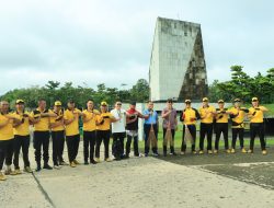 Polres Tulang Bawang Barat Bersama Forkopimda dan Warga Gelar Gerakan Asri (Aman, Sehat, Resik dan Indah) di Ruas Jalan Simpang Pu sampai dengan Perkantoran Pemda