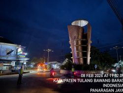 Satlantas Polres Tulang Bawang Barat Intensifkan Patroli Blue Light, Ciptakan Keamanan dan Ketertiban di Malam Hari