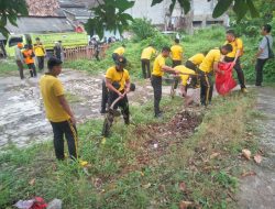 Polres Lampung Selatan Bersih-Bersih Eks Kantor Pos Lama Kalianda, Wujud Kepedulian pada Peninggalan Bersejarah