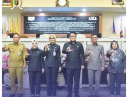 Rapat Paripurna di Ruang Sidang DPRD Provinsi Lampung.
