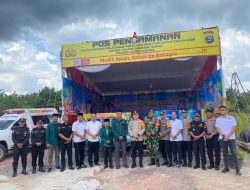 Kapolres Tulang Bawang Barat Cek dan Kontrol Pos Pelayanan (Pos Yan) Rest Area 215 Trans Tol Trans Sumatera Ops lilin Krakatau 2025