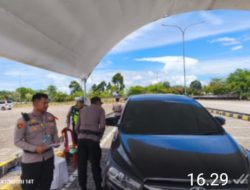 Polres Lampung Selatan Terapkan Screening Tiket dan Sistem Stiker bagi Pemudik Menuju Pelabuhan