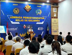 Lapas Kalianda Terima Kunjungan PLH Kakanwil Ditjenpas Lampung, Perkuat Pelaksanaan Tugas n