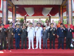 Kapolres Tulang Bawang Barat Hadiri Upacara HUT ke-17 Kabupaten Tubaba Bertumbuh, Berdaya dan Bersama