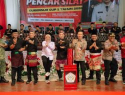 Kejuaran Pencak Silat Sekdaprov Marindo Buka Kejuaraan Pencak Silat Gubernur Cup 1 Tahun 2026.
