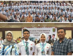Pelajar Tubaba Lolos Paskibraka provinsi Lampung 2026 dan satu Siswa akan Tingkat Nasional paskibraka