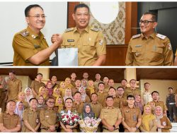 Dilepas Menuju Pemprov Lampung, Mirza Irawan Resmi Jabat Kepala BKAD Provinsi