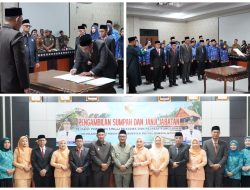Wabup Tulang Bawang Barat Lantik 30 Pejabat, Tekankan ASN Harus Profesional dan Berkinerja‎
