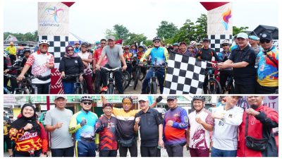 Fun Bike Meriahkan HUT Tubaba Ke-17, Wabup Nadirsyah Ajak Perkuat Kebersamaan