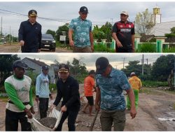 Wabup Nadirsyah Kobarkan Semangat Gotong Royong, Jalan Rusak di Margo Mulyo Mulai Dibenahi Bersama Warga‎