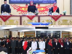 Pejabat Administrator dan Pengawas di Lingkungan Pemkab Lampung Utara Resmi Dilantik