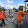 Dinas PUPR Tubaba Mulai Lakukan Penanganan Sementara Jalan Yang Rusak