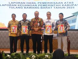 Pertahankan Rekor, Tubaba Raih Opini WTP ke-15 Kali Berturut-turut dari BPK RI‎