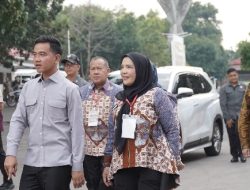Buda Eva DwianaWali kota Bandar Lampung Sambut wapres Gibran di RSUD dr. A.Dadi Tjokrodipo