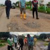 Wabup Nadirsyah Kobarkan Semangat Gotong Royong, Jalan Rusak di Margo Mulyo Mulai Dibenahi Bersama Warga‎