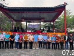 Sekwan Ahmad Hery Antusias Hadiri Pentas Seni Budaya Helau di GOR Way Handak Kalianda