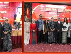 Hadiri Ujian Terbuka, Keluarga Besar Dampingi Kombes Pol Gazali Ahmad Raih Gelar Doktor Ilmu Hukum di Universitas Sriwijaya kampus Bukit.