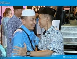 Tiba di Bumi Khagom Mufakat, 413 Jemaah Haji Kloter 17 Disambut Pemkab Lampung Selatan