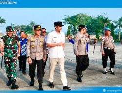 Kunker ke Lampung Selatan, Kapolda Lampung Disambut Langsung Bupati Radityo Egi Pratama