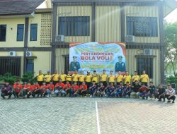 Kapolres Tulang Bawang Barat Membuka Pertandingan Volly Ball Kapolres Cup dalam Rangka HUT Bhayangkara ke-80