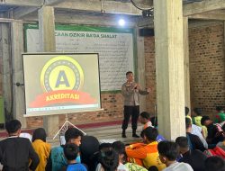 Polsek Tumijajar Isi Materi Pendidikan Berkarakter dalam rangka Masa Pengenalan Lingkungan Sekolah