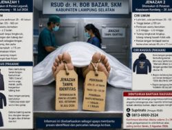 RSUD dr. H. Bob Bazar Umumkan Dua Jenazah Tanpa Identitas, Masyarakat Diminta Bantu Proses Identifikasi Korban