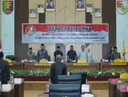 Wakil Bupati Tubaba Menghadiri Rapat Paripurna Di DPRD Penyampaian KUA-PPAS APBD 2027, Pendapatan Diproyeksi Rp1,75 Triliun