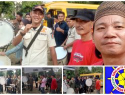 KABID SDA DAN LINMAS SATPOL PP TUBABA BERI ARAHAN SAAT GELADI KOTOR DAN BERSIH PERSIAPAN KEMERDEKAAN RI KE-81