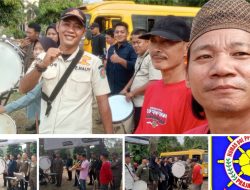 KABID SDA DAN LINMAS SATPOL PP TUBABA BERI ARAHAN SAAT GELADI KOTOR DAN BERSIH PERSIAPAN KEMERDEKAAN RI KE-81