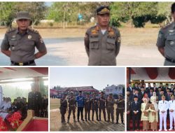 Upacara Peringatan HUT RI ke-81 di Tubaba Berjalan Lancar, Dihadiri Pimpinan Daerah & Jajaran Satpol PP
