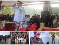 Kabid Trantibum Budiman.Pengawasan Sejak Malam, Upacara HUT RI ke-81 di Tubaba Berjalan Lancar dan Kondusif