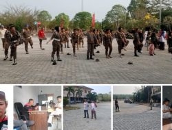SATPOL PP PRAJA WIBAWA TAMPIL AKTIF DAN DISIPLIN DALAMAPEL PAGI DAN SENAM BERSAMAPEMKAB TUBABA