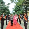 Upacara Welcome and Farewell Parade Kapolres Tulang Bawang Barat Berlangsung Khidmat