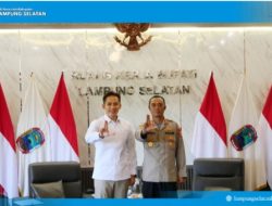 Hari Pertama Bertugas, Kapolres AKBP Deddy Kurniawan Temui Bupati Egi Perkuat Sinergi dan Kamtibmas Lampung Selatan