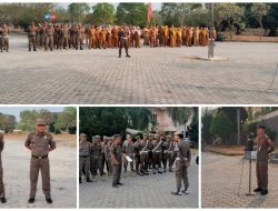 Apel Harian Pemerintah Daerah Kabupaten Tulang Bawang Barat, Kabid SDA dan Linmas Satpol PP Tubaba Tekankan Disiplin dan Peran Aktif