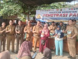 Gerakan Serentak Penetrasi Pasar, Pol PP Tubaba Dukung Pengendalian Inflasi Daerah