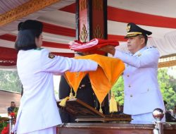 Bupati Novriwan Jaya Pimpin Upacara HUT ke-81 RI di Tubaba, Gaungkan Semangat Kemerdekaan dan Beri Penghargaan