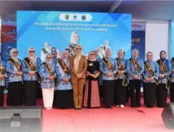 Novianti Novriwan Dikukuhkan sebagai Bunda Literasi Tubaba
