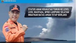 Status Anak Krakatau Turun ke Level Waspada, BPBD Lampung Selatan Ingatkan Batas Aman Tetap Berlaku